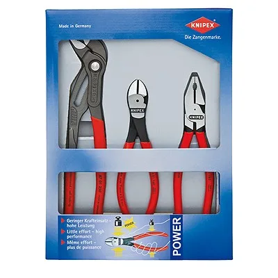 sada kleští 3ks - siko, štíp., komb. KNIPEX 002010 sada kleští 3ks - siko, štíp., komb. KNIPEX 002010