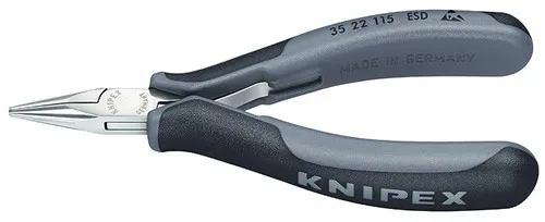Knipex Montážní kleště pro elektroniku ESD 115 mm půlkulaté Knipex Montážní kleště pro elektroniku ESD 115 mm půlkulaté