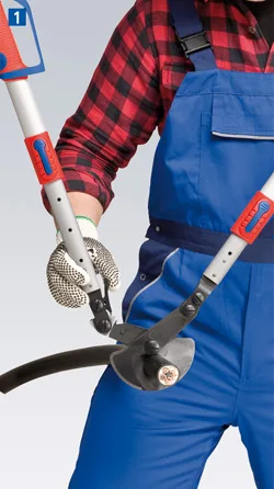 Nůžky na kabely do 38mm teleskopické 540-770mm Knipex a