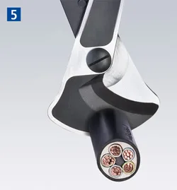 Nůžky na kabely do 38mm teleskopické 540-770mm Knipex e