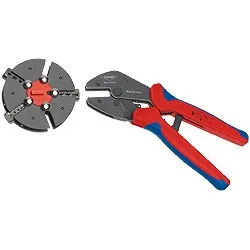 kleště lisovací s výměnným zásobníkem KNIPEX Multi Crimp kleště lisovací s výměnným zásobníkem KNIPEX Multi Crimp