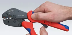 kleště lisovací s výměnným zásobníkem KNIPEX Multi Crimp c