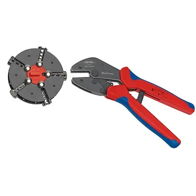 Lisovací kleště s výměnným zásobníkem Knipex MultiCrimp 
