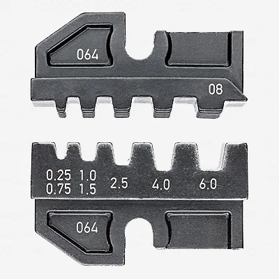 Čelisti pro dutinky 0.25-6.0mm2 Čelisti pro dutinky 0.25-6.0mm2