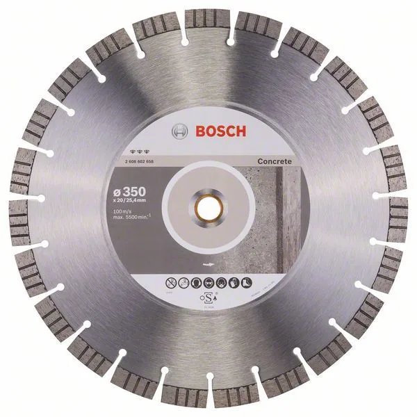 DIA kotouč Best for Concrete 350-20/25,4