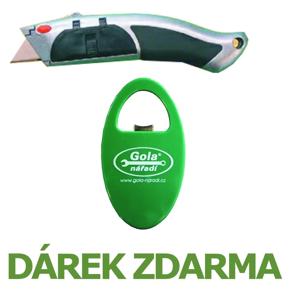 nůž zasouvací kovový    GOLA
