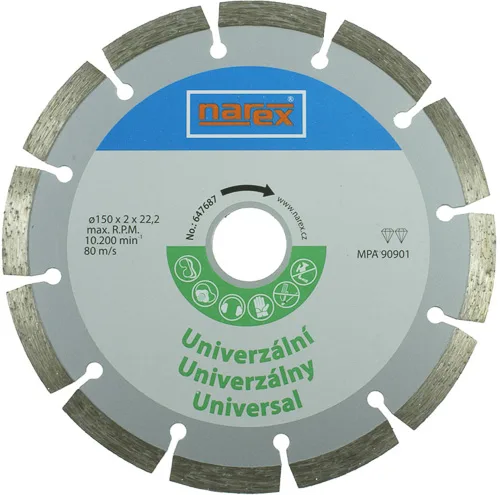 dia kotouč 150x22,2 UNIVERSAL NAREX (staré kat.č. 00647687) dia kotouč 150x22,2 UNIVERSAL NAREX (staré kat.č. 00647687)
