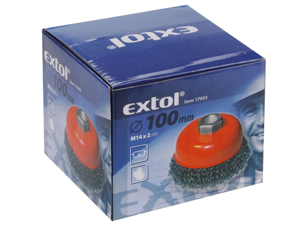 kartáč hrnc.100xM14 / 0,3mm Extol a
