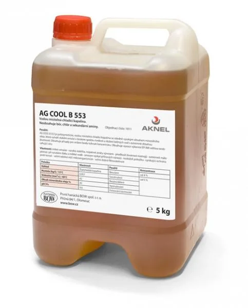 Chladící kapalina AG COOL B 553, 5 kg Chladící kapalina AG COOL B 553, 5 kg