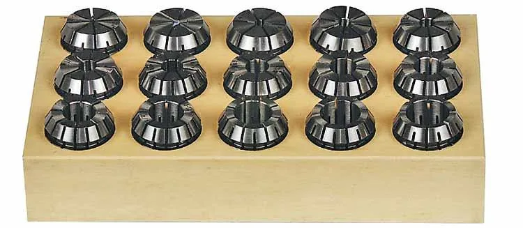 Kleštiny ER 25, 1,5 – 16 mm, 15 ks Kleštiny ER 25, 1,5 – 16 mm, 15 ks