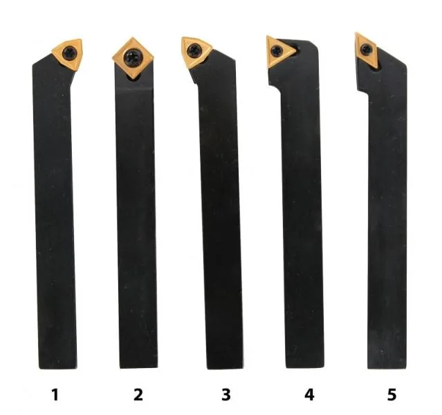 Soustružnické nože HM 12 mm, sada - 5 ks Soustružnické nože HM 12 mm, sada - 5 ks