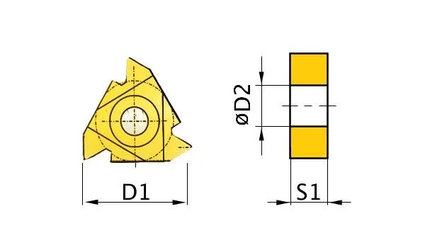 Břitové destičky AR 60°, 5 ks Břitové destičky AR 60°, 5 ks