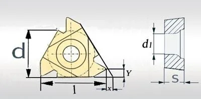 Břitové destičky 60° IR 16IRA60, 5 ks Břitové destičky 60° IR 16IRA60, 5 ks