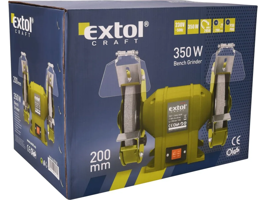 el.bruska dvoukotočová 350W Extol c