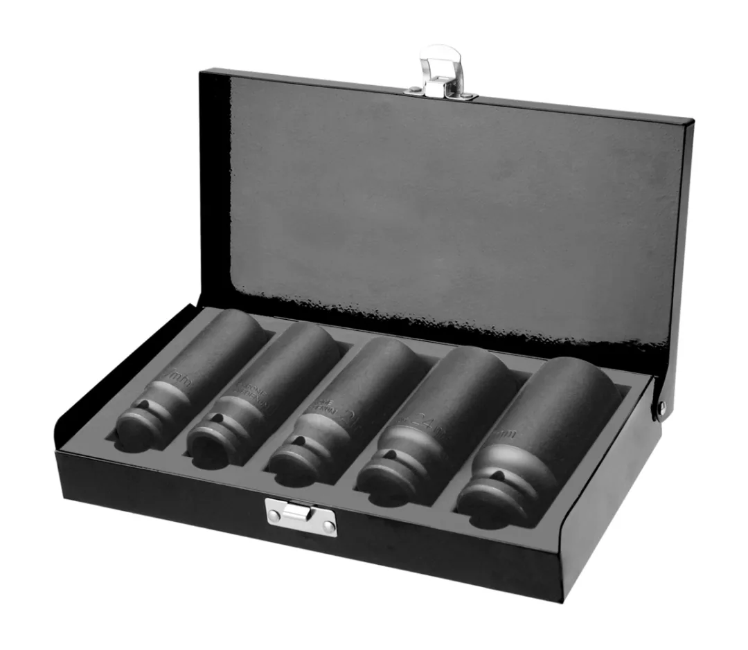 hlavice nástrčné rázové 1/2", sada 5ks, FORTUM hlavice nástrčné rázové 1/2", sada 5ks, FORTUM