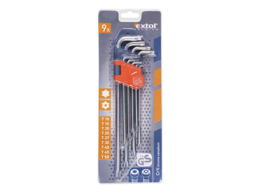 sada TORX T10-50 prodl.Extol a