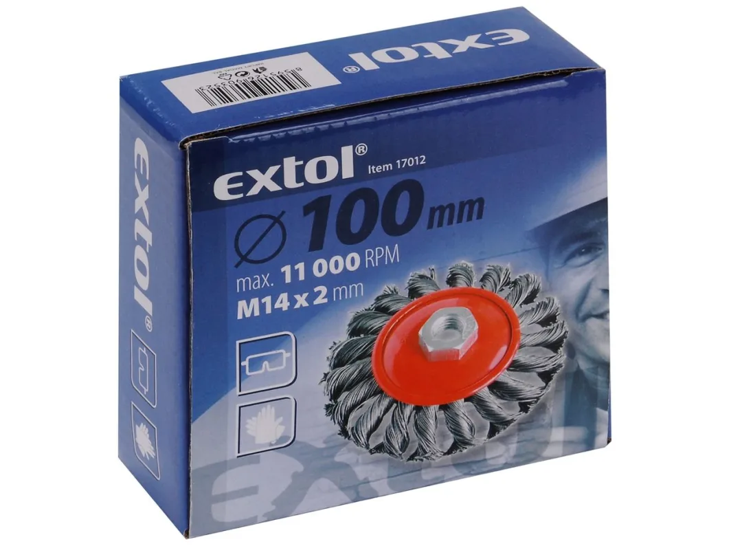 kartáč miskový copánkový, Ř100mm a