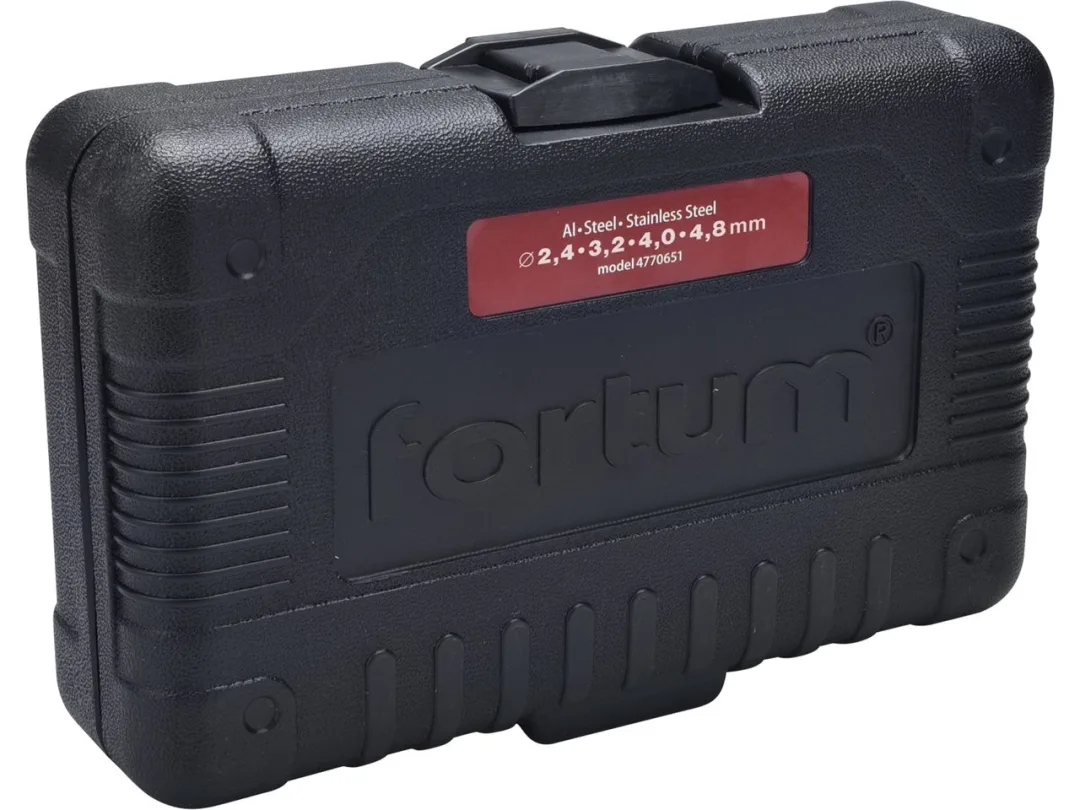 nástavec nýtovací na vrtačku, pro trhací nýty 2,4-6,4mm, CrMo FORTUM f