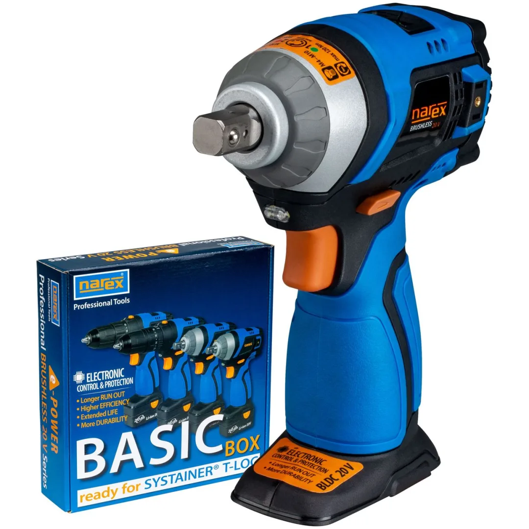 Utahovák rázový Aku brushless; ASR 200-3SB Basic Box; 20 V; bez baterie Utahovák rázový Aku brushless; ASR 200-3SB Basic Box; 20 V; bez baterie