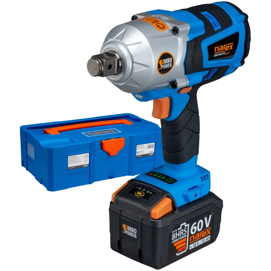 aku utahovák 3/4" rázový ASR 610-3HTB (T-Loc) 60V; 1x 3,0 Ah Li-Ion(=18V 10Ah), nabíječka, systainer NAREX (65405331) aku utahovák 3/4" rázový ASR 610-3HTB (T-Loc) 60V; 1x 3,0 Ah Li-Ion(=18V 10Ah), nabíječka, systainer NAREX (65405331)