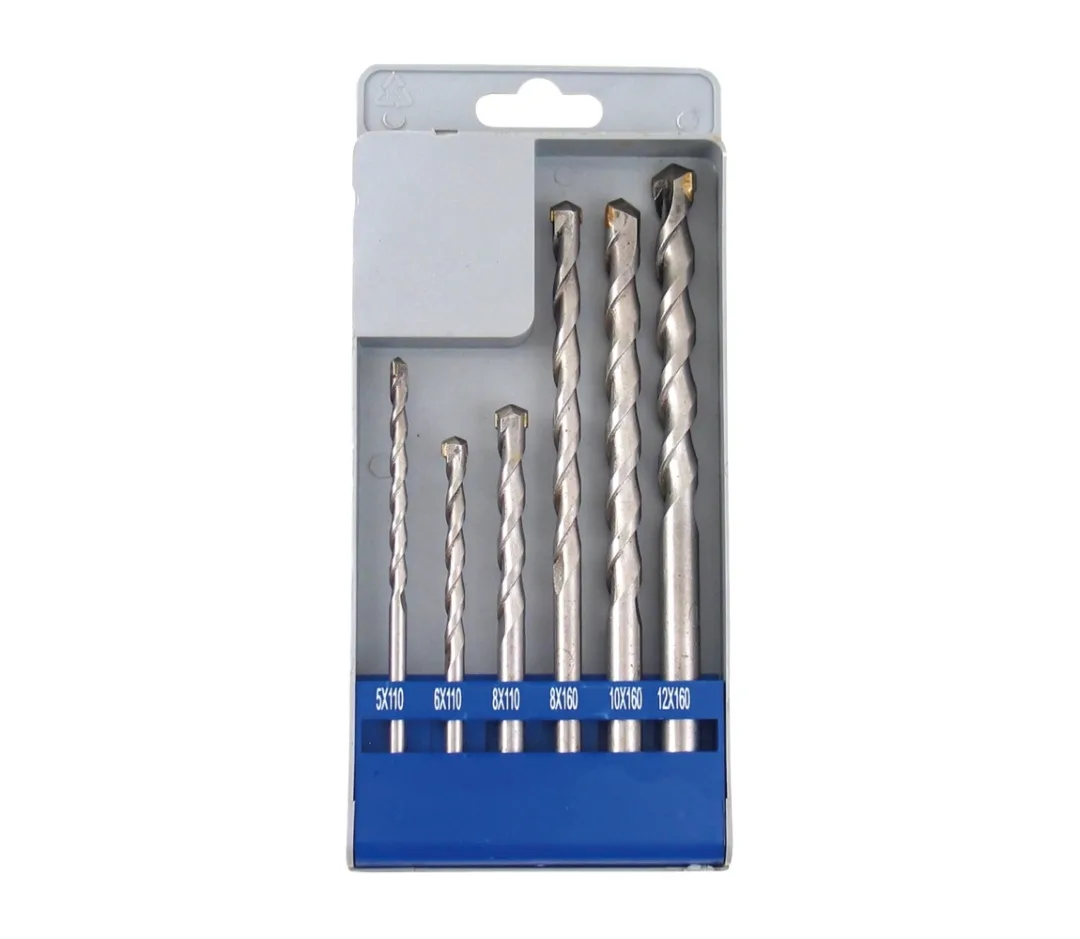 vrtáky SDS PLUS příklepové do betonu, sada 6ks, Ř5-12mm, SK EXTOL CRAFT vrtáky SDS PLUS příklepové do betonu, sada 6ks, Ř5-12mm, SK EXTOL CRAFT