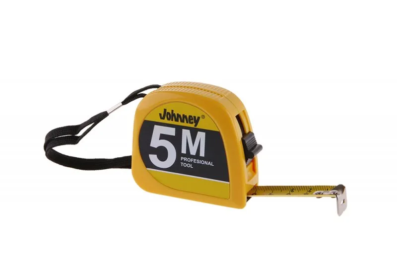 pětimetr svinovací KDS 5019 5x19mm JOHNNEY žlutý pětimetr svinovací KDS 5019 5x19mm JOHNNEY žlutý