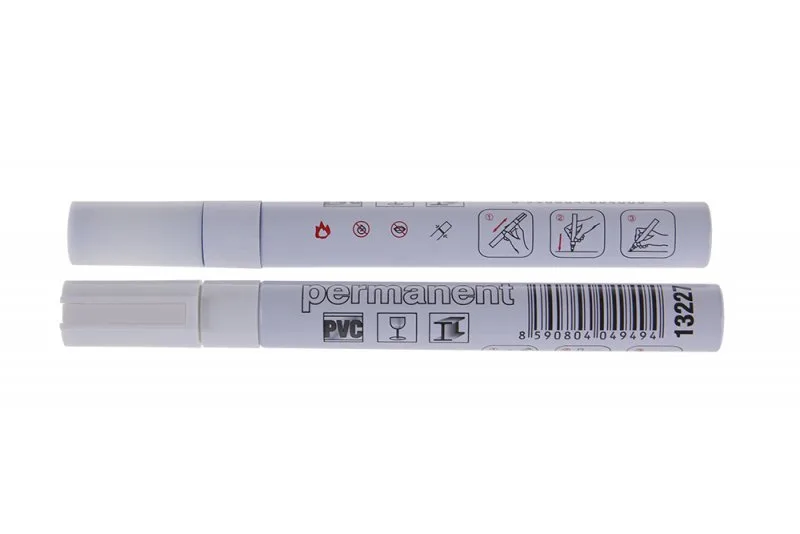 Permanentní značkovač-bílá barva,alu Permanentní značkovač-bílá barva,alu