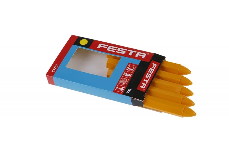 Sada univer.značkovačů 5ks 120mm-žlutý Sada univer.značkovačů 5ks 120mm-žlutý