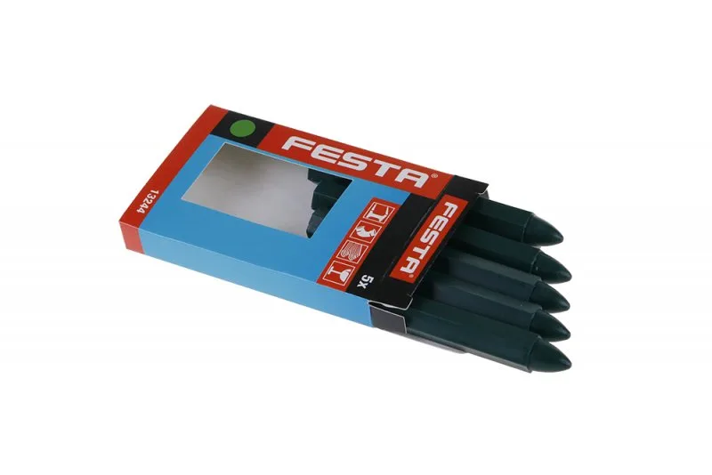 Sada univer.značkovačů 5ks 120mm-zelený Sada univer.značkovačů 5ks 120mm-zelený
