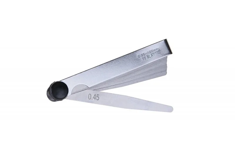 Sada spárové měrky 0.05-1mm 20listů Sada spárové měrky 0.05-1mm 20listů