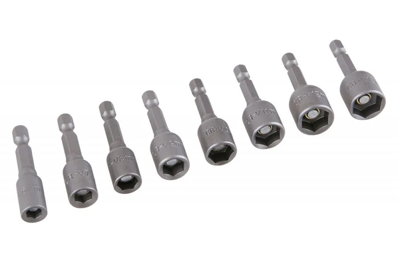 Sada adaptérů 1/4" 6-13mm 8ks magn.FESTA Sada adaptérů 1/4" 6-13mm 8ks magn.FESTA