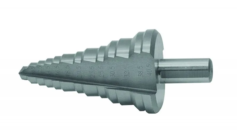 Stupňovitý vrták HSS 7-40.5mm, 13st. Stupňovitý vrták HSS 7-40.5mm, 13st.