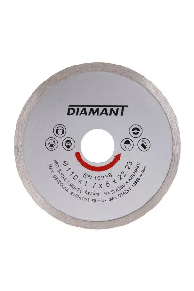 Diam.kotouč DIAMANT 110x22,2x2mm plný Diam.kotouč DIAMANT 110x22,2x2mm plný