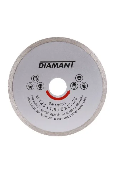 Diam.kotouč DIAMANT 125x22.2x2mm plný Diam.kotouč DIAMANT 125x22.2x2mm plný