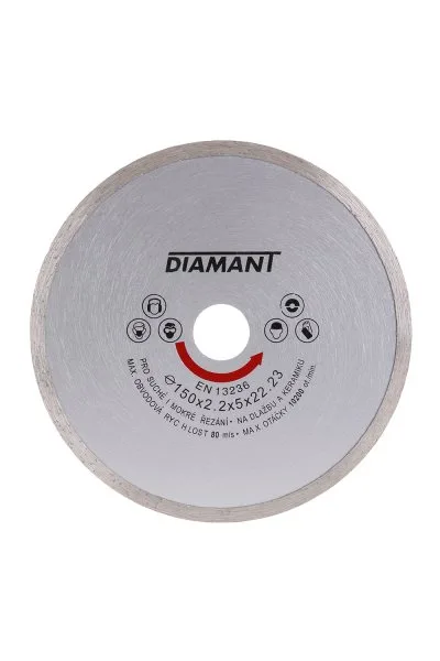 Diam.kotouč DIAMANT 150x22.2x2.2mm plný Diam.kotouč DIAMANT 150x22.2x2.2mm plný
