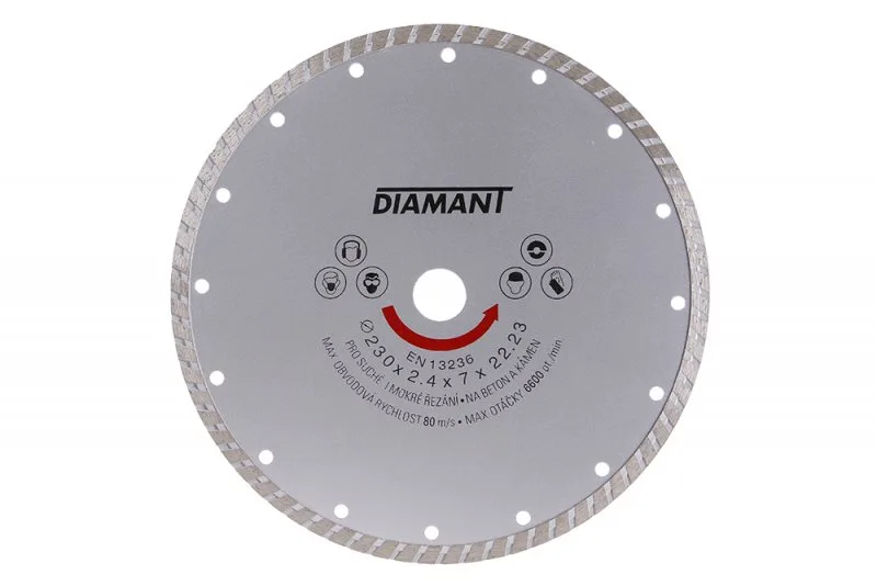 Diam.kotouč DIAMANT 230x22.2x3.1mm TURBO Diam.kotouč DIAMANT 230x22.2x3.1mm TURBO