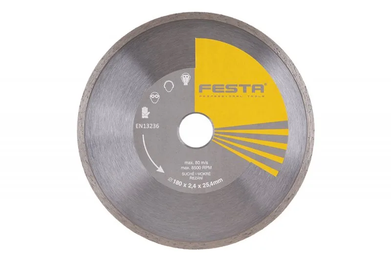 Diam.kotouč FESTA plný 180 25.4mm Diam.kotouč FESTA plný 180 25.4mm