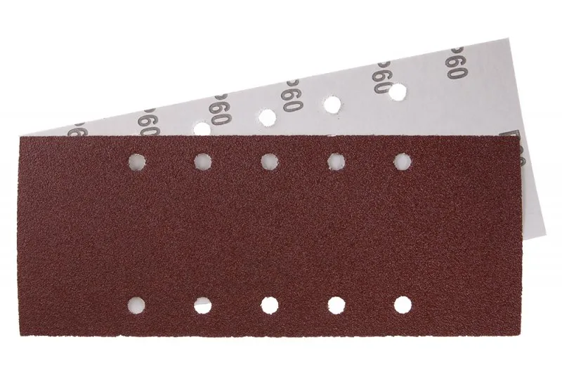 Brus.papír 115x280mm,P60,10otvorů 5ks Brus.papír 115x280mm,P60,10otvorů 5ks