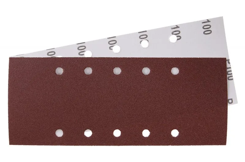 Brus.papír 115x280mm,P100,10otvorů 5ks Brus.papír 115x280mm,P100,10otvorů 5ks