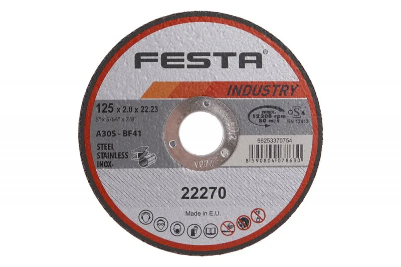 Kot.řezný kov 125x2x22.2 FESTA INDUSTRY Kot.řezný kov 125x2x22.2 FESTA INDUSTRY