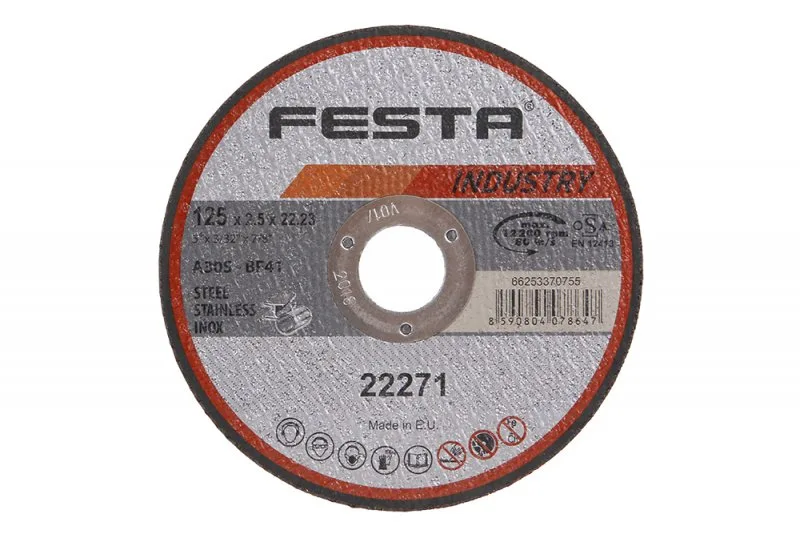 FLEX 125x 2,5x22,2 FESTA INDUSTRY na kov