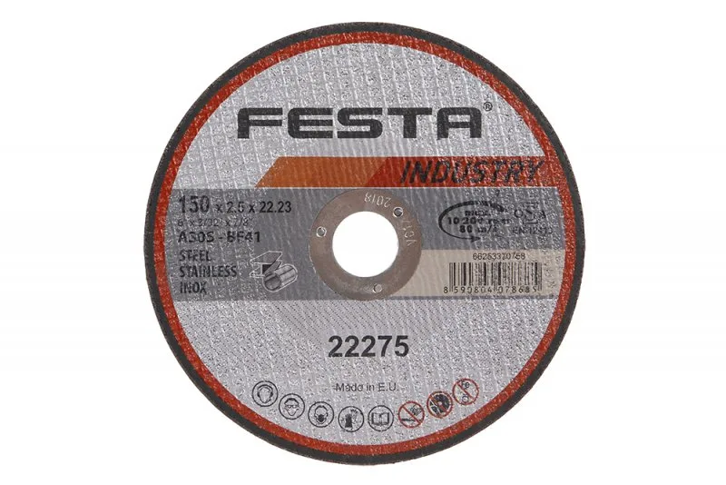 Kot.řezný kov 150x2.5x22.2 FESTA INDUSTR Kot.řezný kov 150x2.5x22.2 FESTA INDUSTR