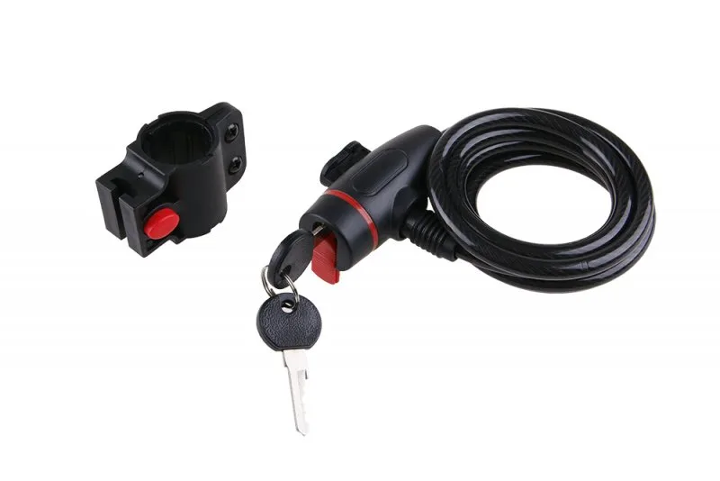 Zámek na kolo 87107 180cm/8mm Zámek na kolo 87107 180cm/8mm