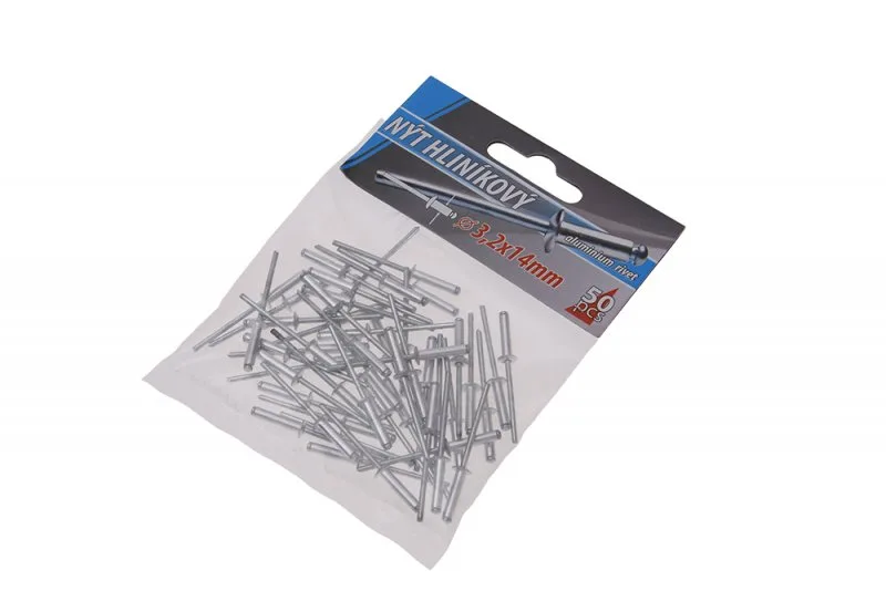 Alu nýty 3.2x14mm 50ks Alu nýty 3.2x14mm 50ks