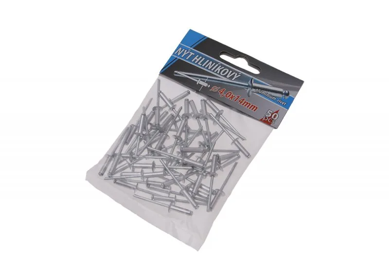 Alu nýty 4.0x14mm 50ks Alu nýty 4.0x14mm 50ks