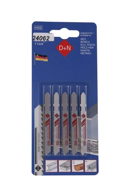 Přímoč.pilka 5ks 50mm/1mm,HSS,31020 Přímoč.pilka 5ks 50mm/1mm,HSS,31020
