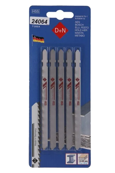 Přímoč.pilka 5ks 100mm/1mm,HSS,31112