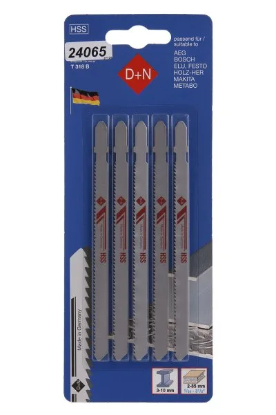 Přímoč.pilka 5ks 100mm/1.3mm,HSS,31120 Přímoč.pilka 5ks 100mm/1.3mm,HSS,31120