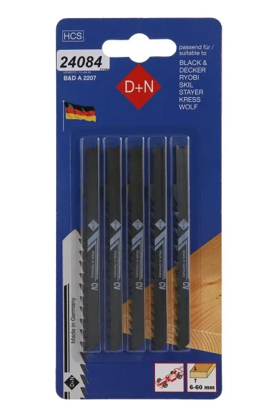 Přímoč.pilka B & D 5ks 75mm/1.3mm,12340 Přímoč.pilka B & D 5ks 75mm/1.3mm,12340