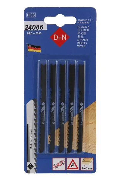 Přímoč.pilka B & D 5ks 75mm/1.3mm,12440 Přímoč.pilka B & D 5ks 75mm/1.3mm,12440